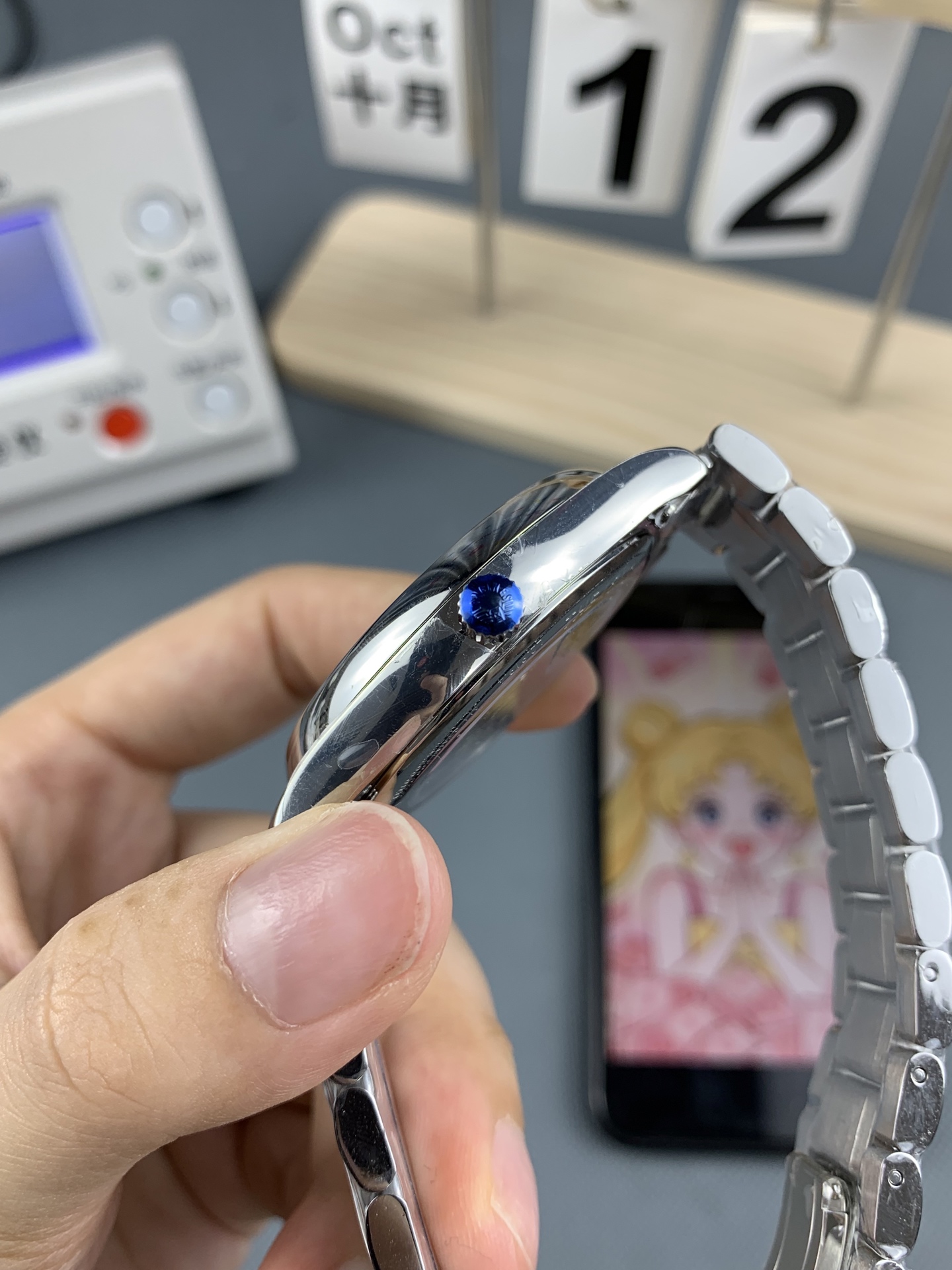 NO:553368,AF four-hand moon phase,19860909AF 四针月相,,Watch