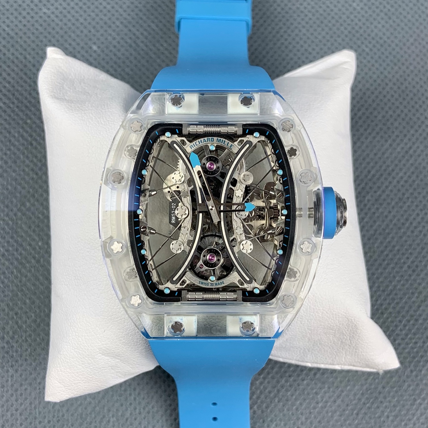 NO:641397,Richard Tourbillon RM53-02 Crystal,19860909理查德陀飞轮RM53-02水晶,,Watch