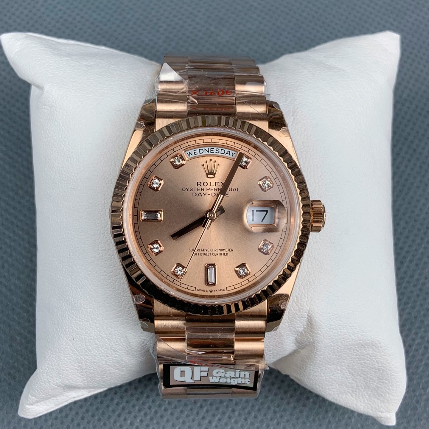 NO:641422,QF rose gold diary dd,19860909QF 玫瑰金日志dd,,Watch