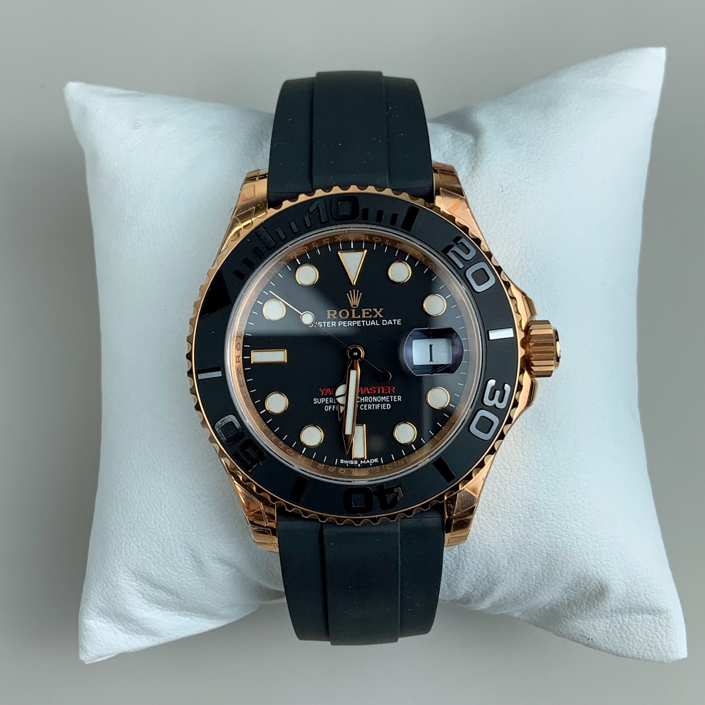 NO:641455,VS rose gold yacht,19860909VS 玫瑰金游艇,,Watch