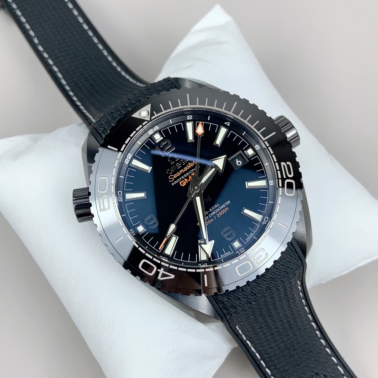 NO:670433,VS Seamaster Series/Deep Sea Black/Full Ceramic Case/Dandong 8906 Integrated,19860909VS 海马系列/深海之黑/全陶瓷表壳/丹东8906一体,,Watch