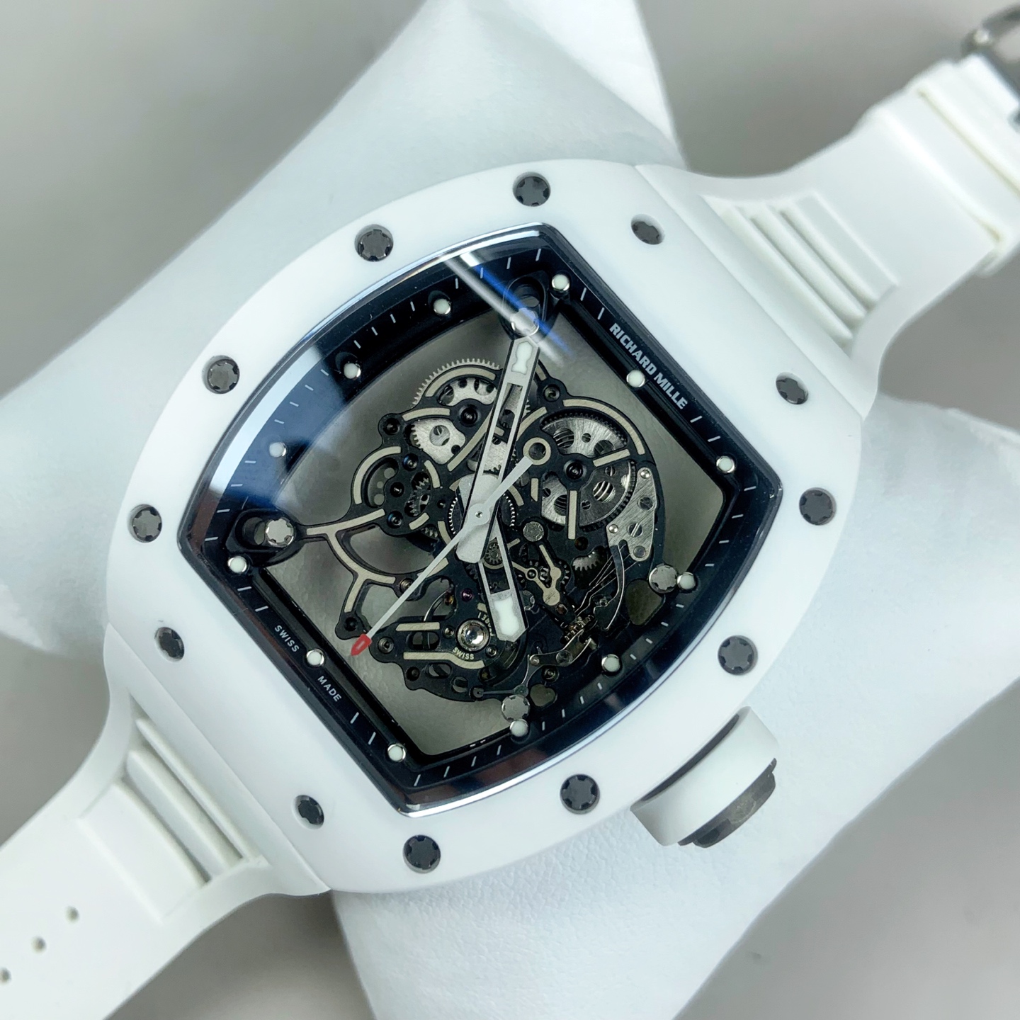NO:726905,bbr/new,Richard Mille rm/white ceramic,19860909bbr/new,理查德米勒rm/白陶瓷,,Watch