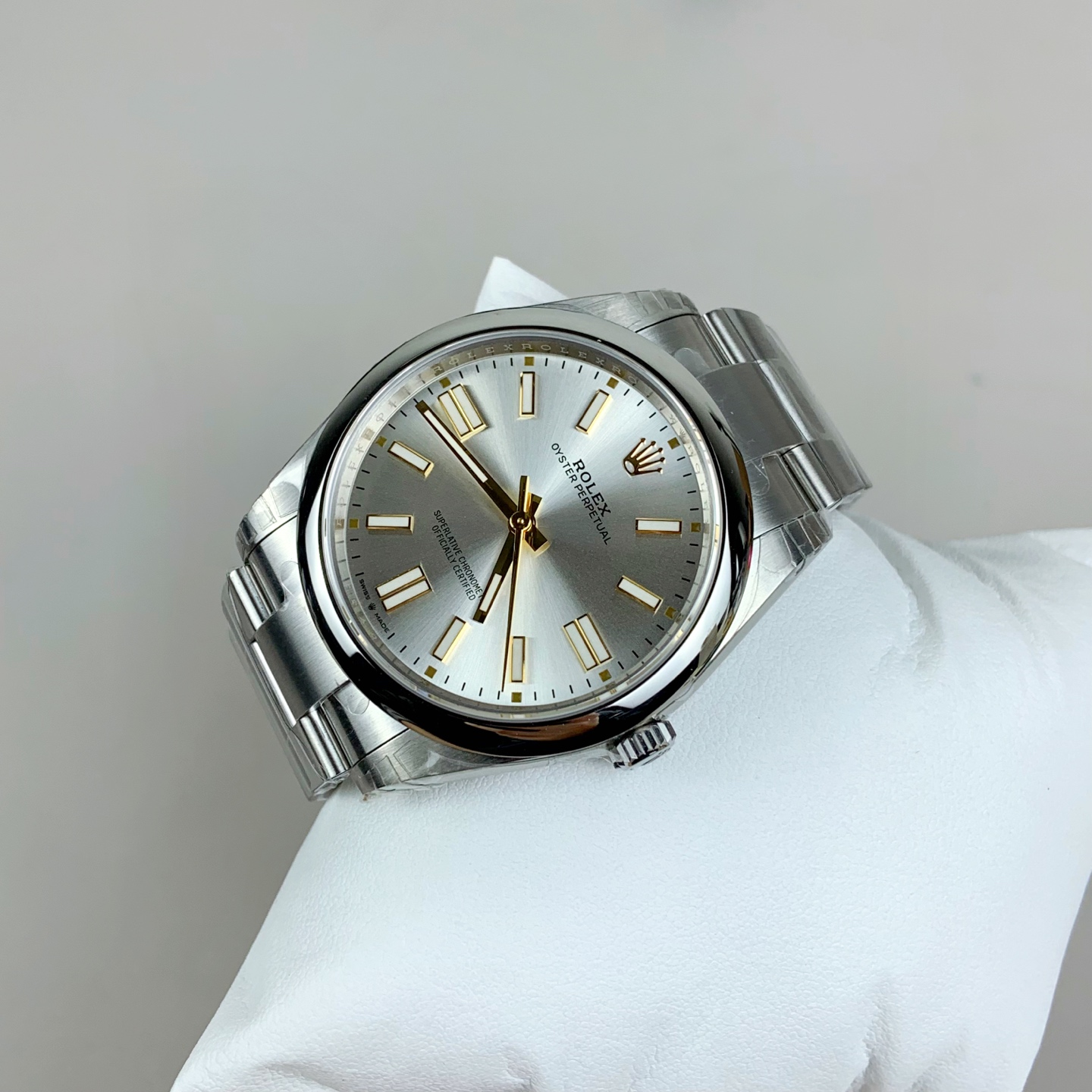 NO:726946,VS silver plate Oyster Perpetual/41mm/Dandong all-in-one machine,19860909VS 银盘蚝式恒动/41mm/丹东一体机,,Watch