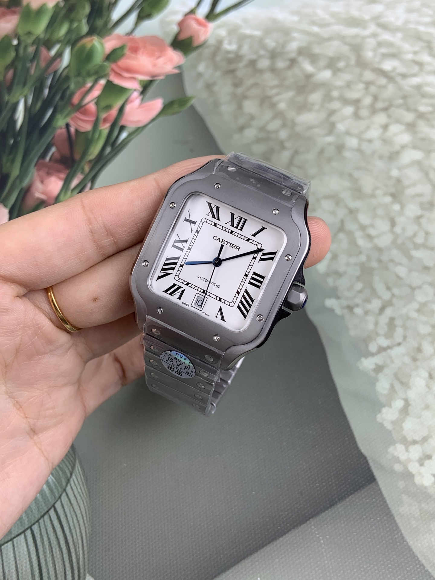 NO:728274,BVF new product titanium sandoz,bottega veneta19860909BVF 新品 钛金属山度士,,bottega veneta,Watch