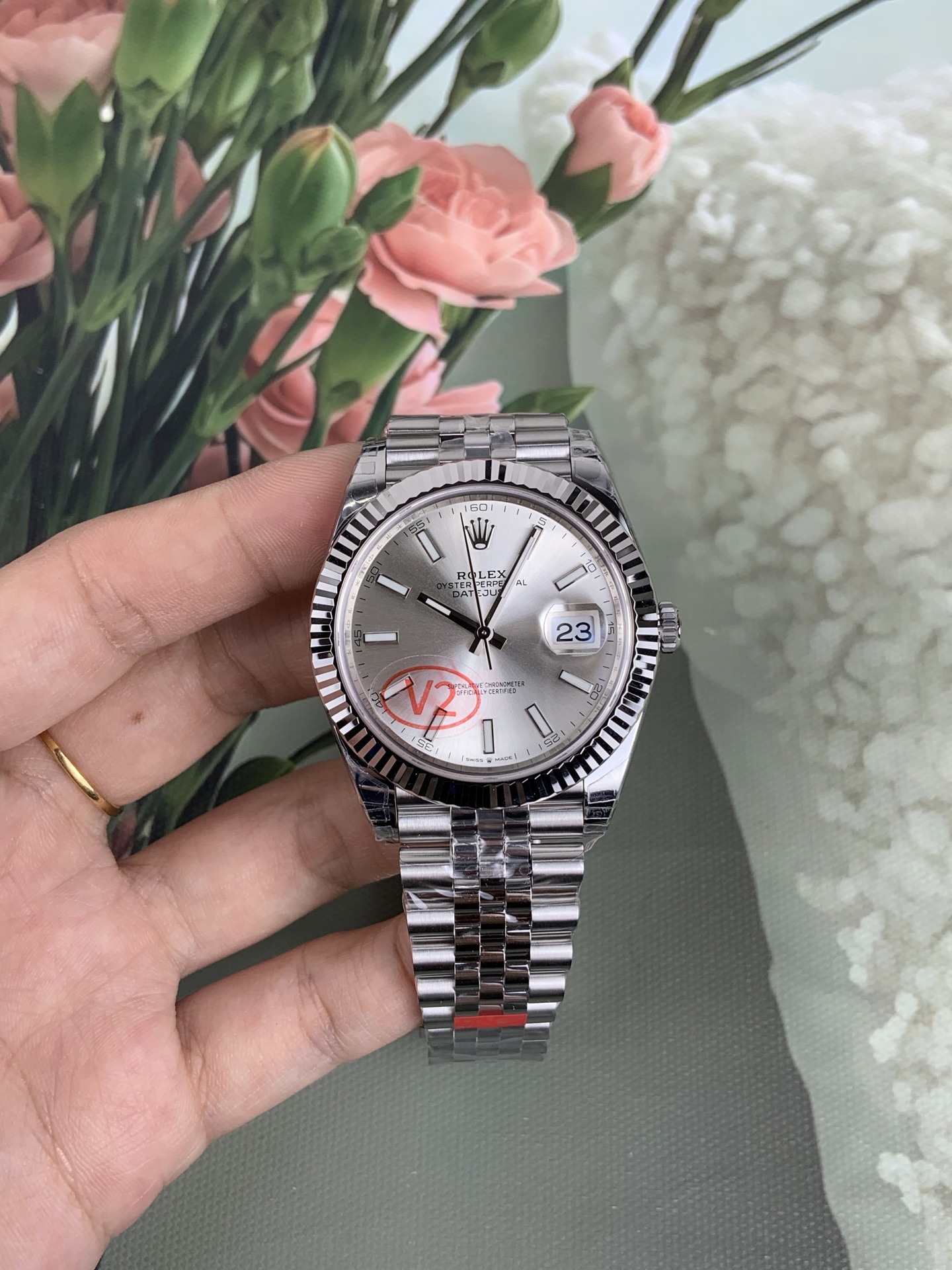 NO:728296,VS Silver Plate Log,19860909VS 银盘日志,,Watch