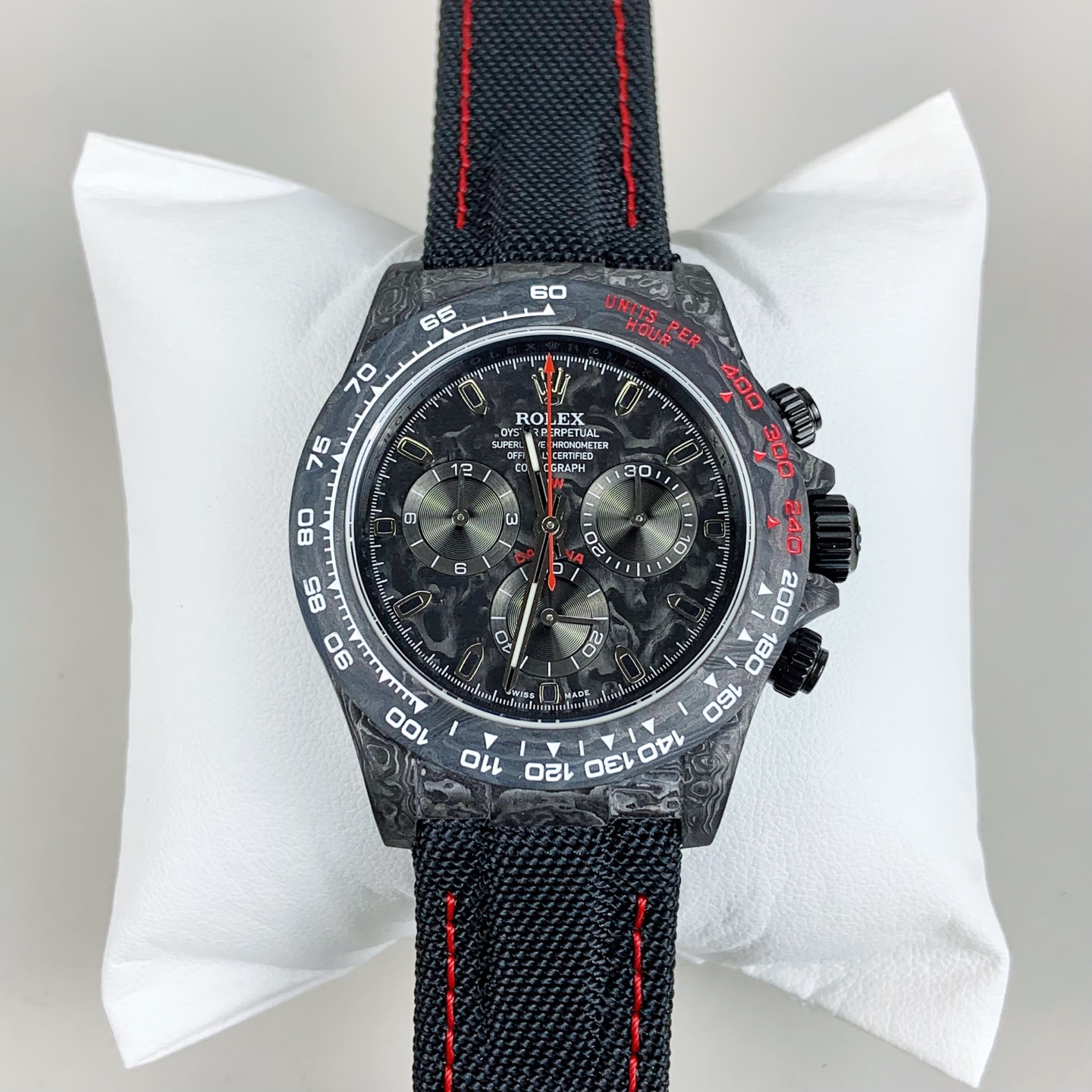NO:741883,N6 carbon fiber Daytona, Dandong machine,19860909N6 碳纤维迪通拿,丹东机,,Watch