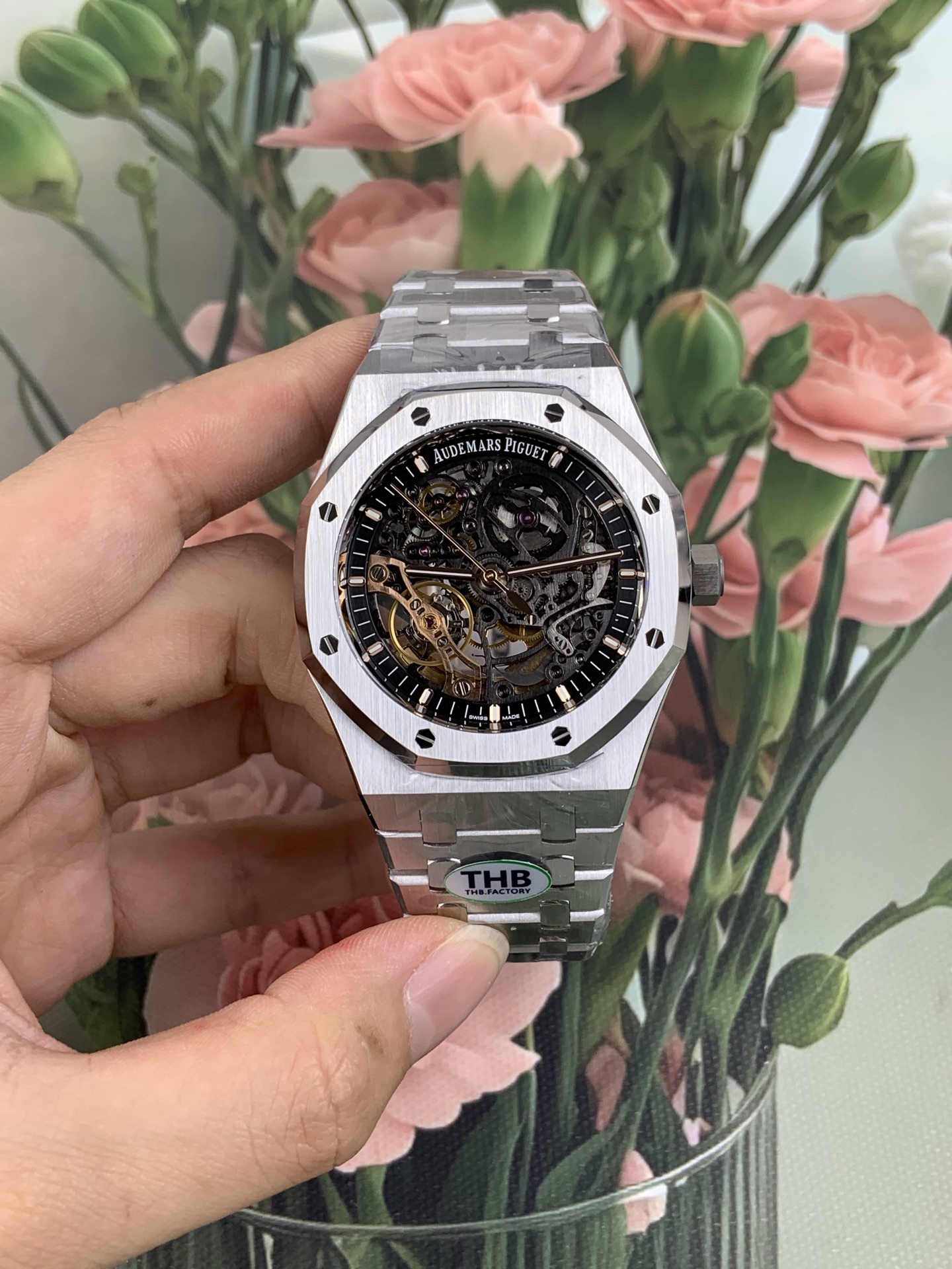 NO:821745,THB Audemars Piguet Royal Oak/15407/Skeleton,,audemars19860909THB 爱彼皇家橡树/15407/镂空,,audemars,Watch