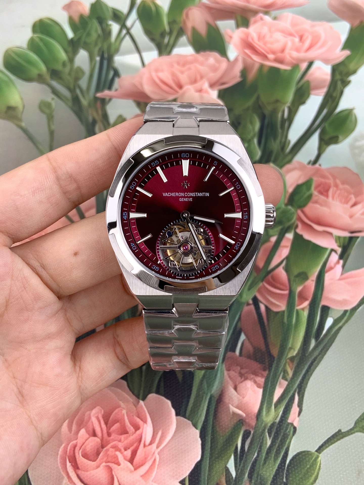 NO:821766,ANT's new Across the World tourbillon/red steel/6000V series,19860909ANT 新款 纵横四海 陀飞轮/红钢/6000V系列,,Watch