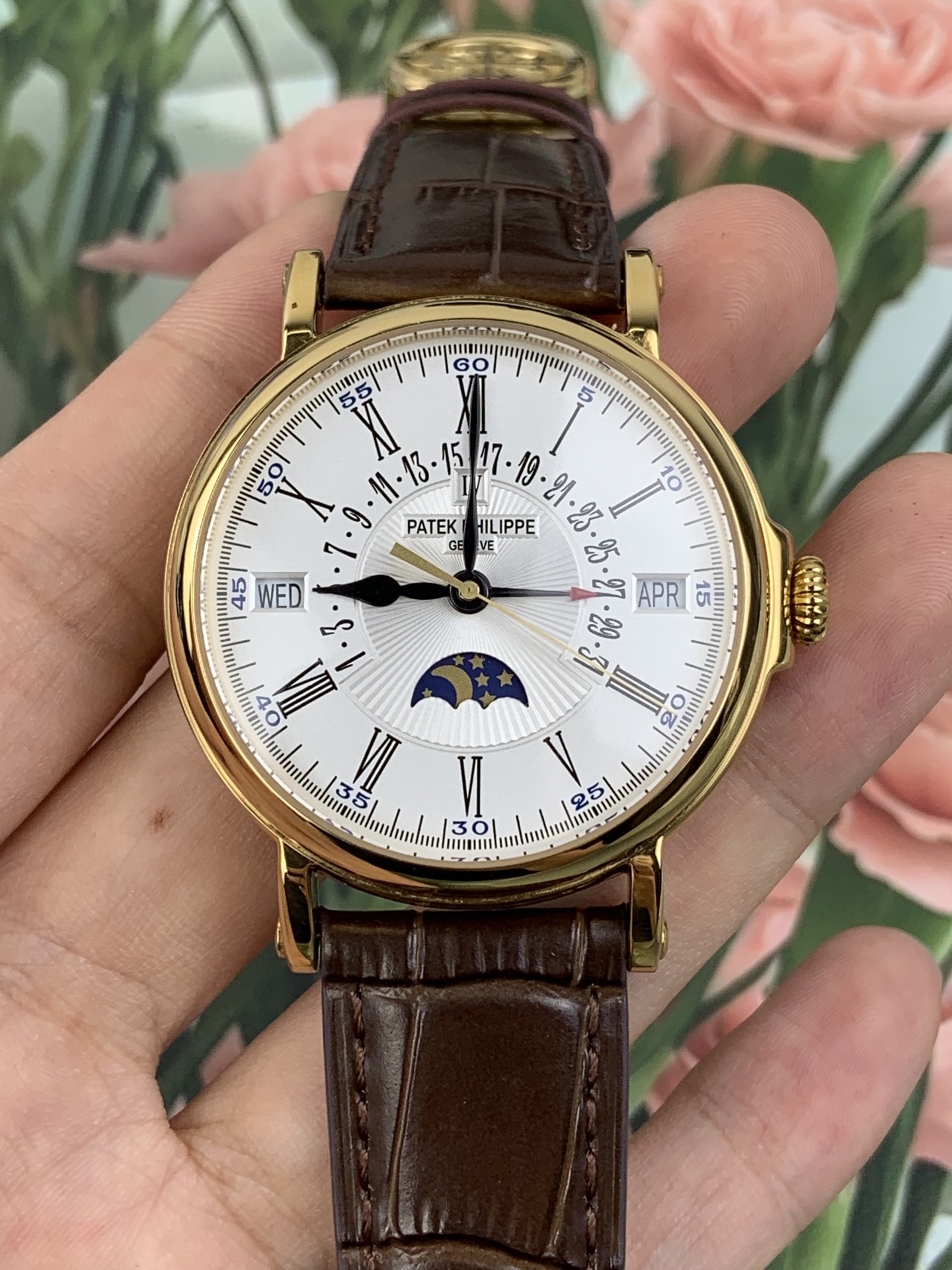 NO:821782,V3 version flip version, classic super complex multi-function 5159 perpetual calendar series,19860909V3版 翻盖版,古典超级复杂多功能5159 万年历系列,,Watch