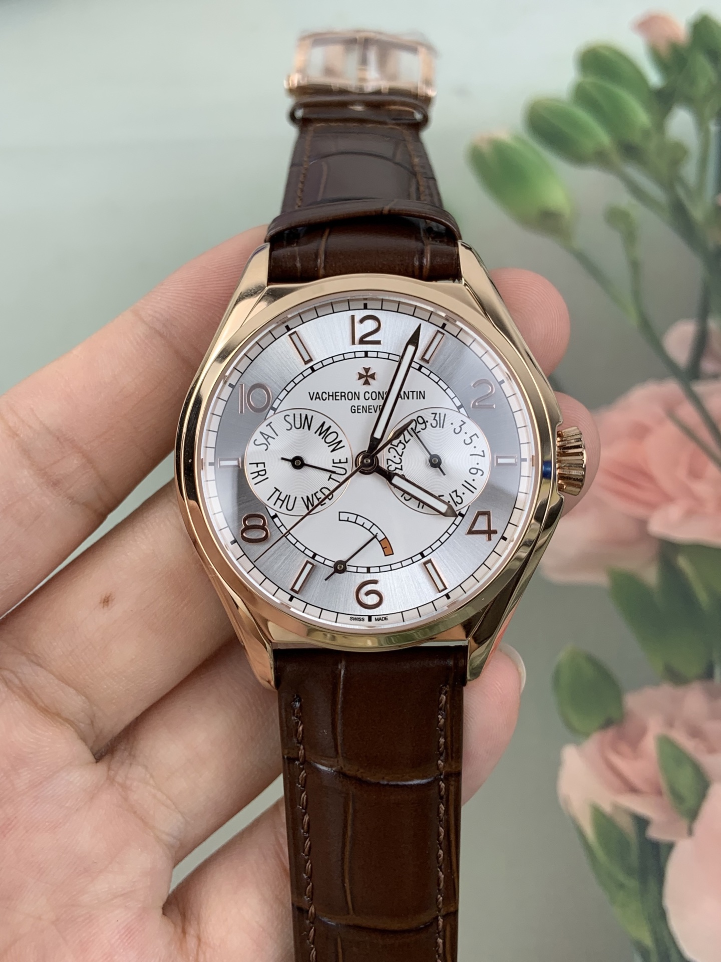 NO:821822,Ai Wulu series gold leather,19860909Ai 伍陆之型系列 金皮,,Watch