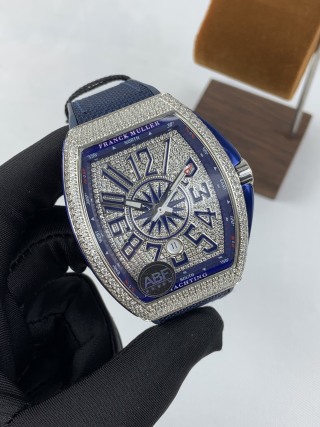 Franck Muller Vanguard Yachting Custom Diamond detail 3