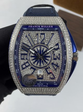Franck Muller Vanguard Yachting Custom Diamond detail 4
