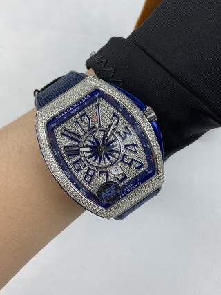 Franck Muller Vanguard Yachting Custom Diamond detail 9
