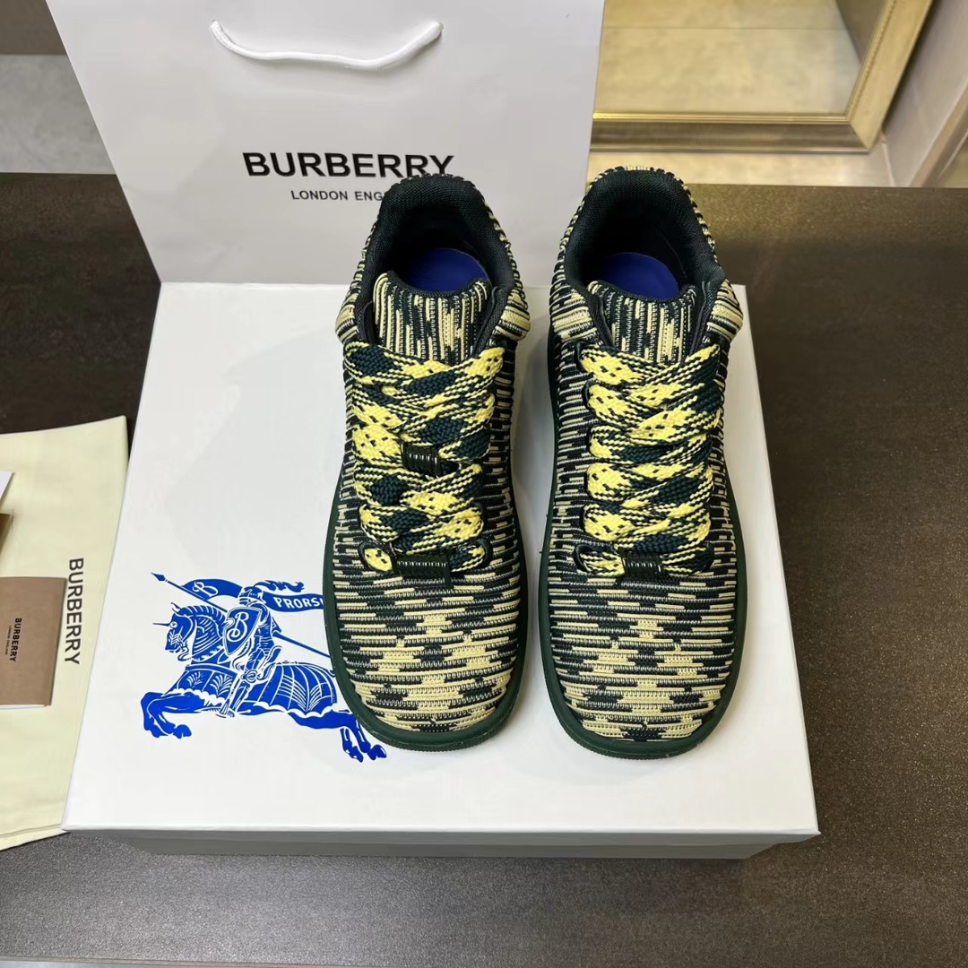 Burberry 2024 Italian-Manufactured Ballistic Nylon Sneakers with Unique Design and Features - 图片 6