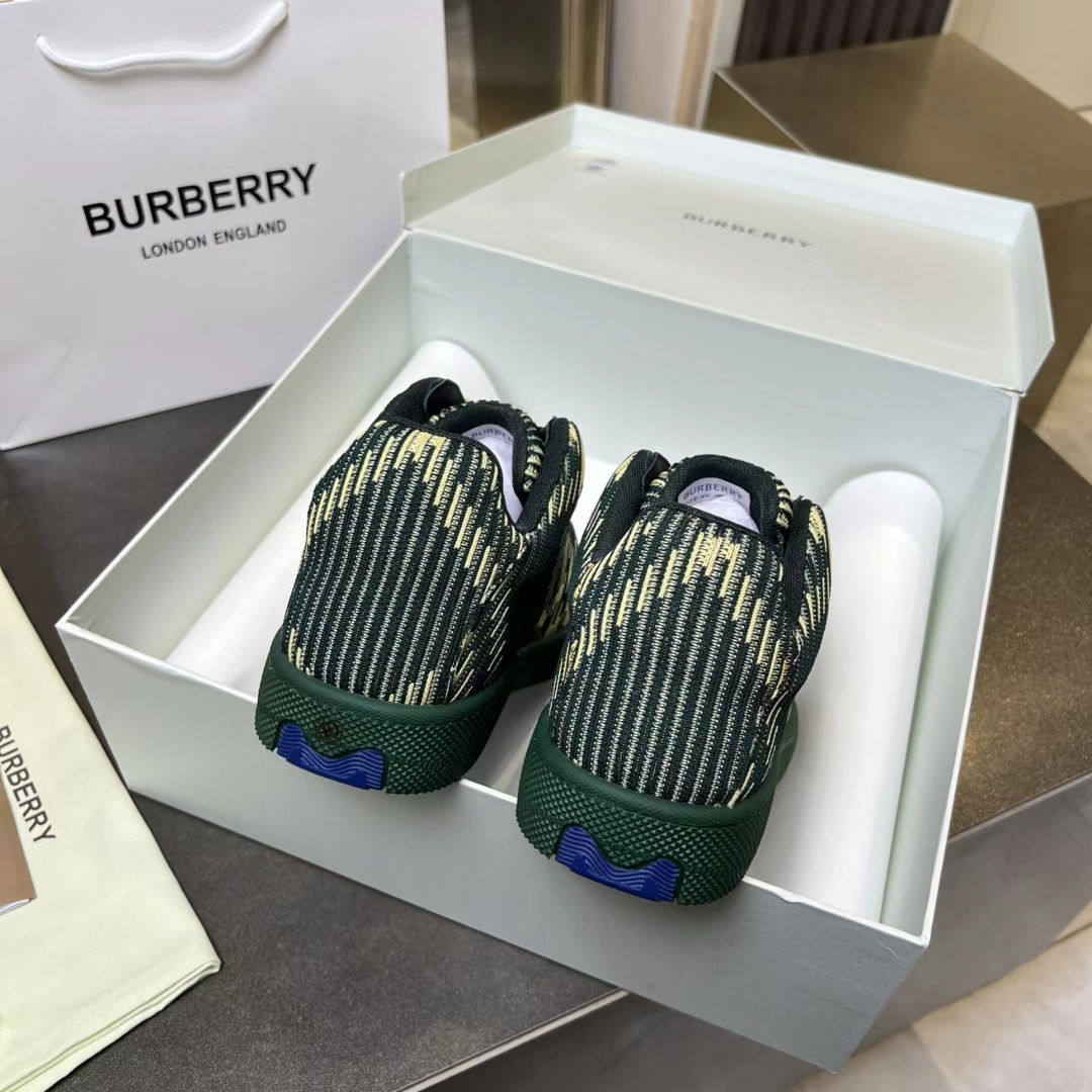 Burberry 2024 Italian-Manufactured Ballistic Nylon Sneakers with Unique Design and Features - 图片 7