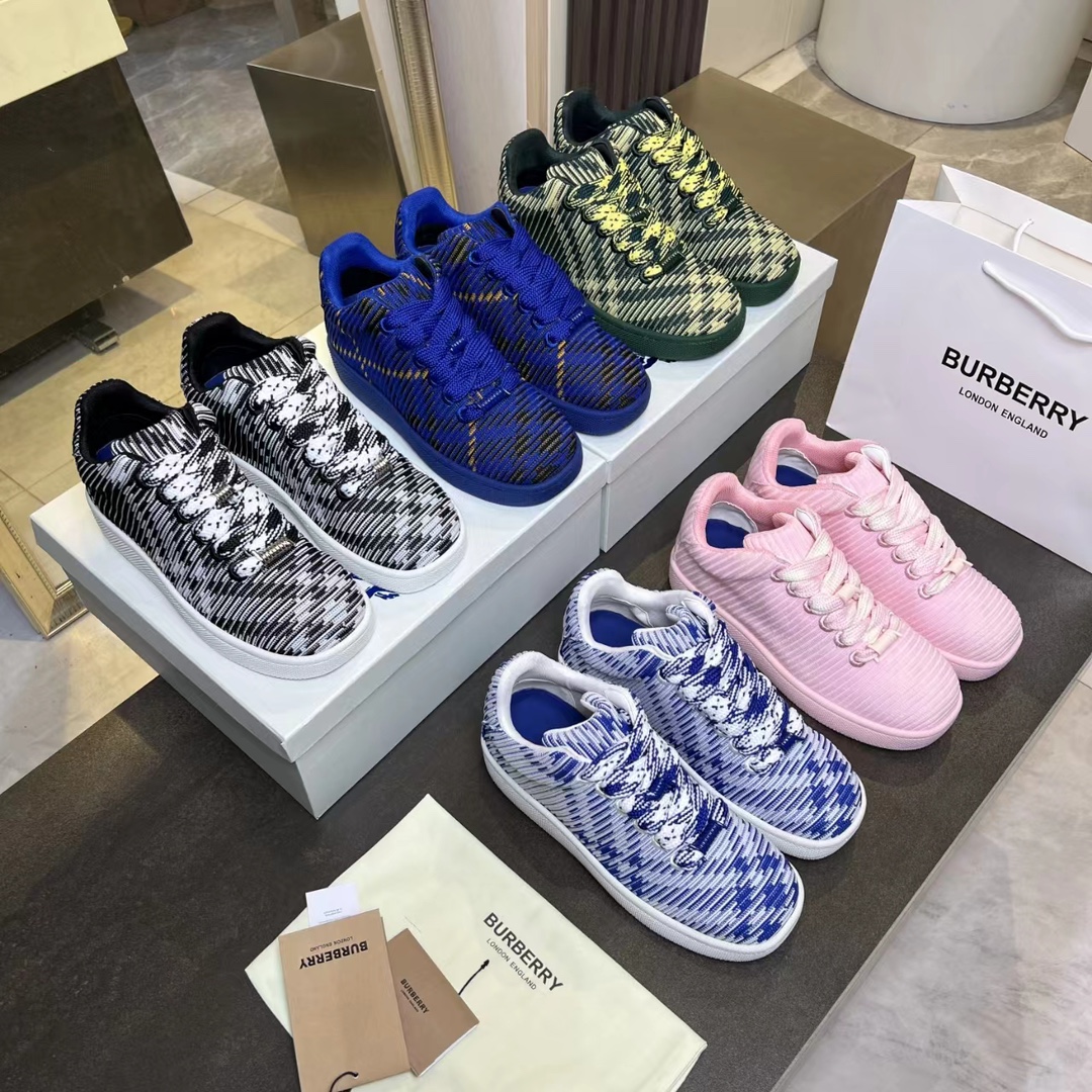 Burberry 2024 Italian-Manufactured Ballistic Nylon Sneakers with Unique Design and Features - 图片 9