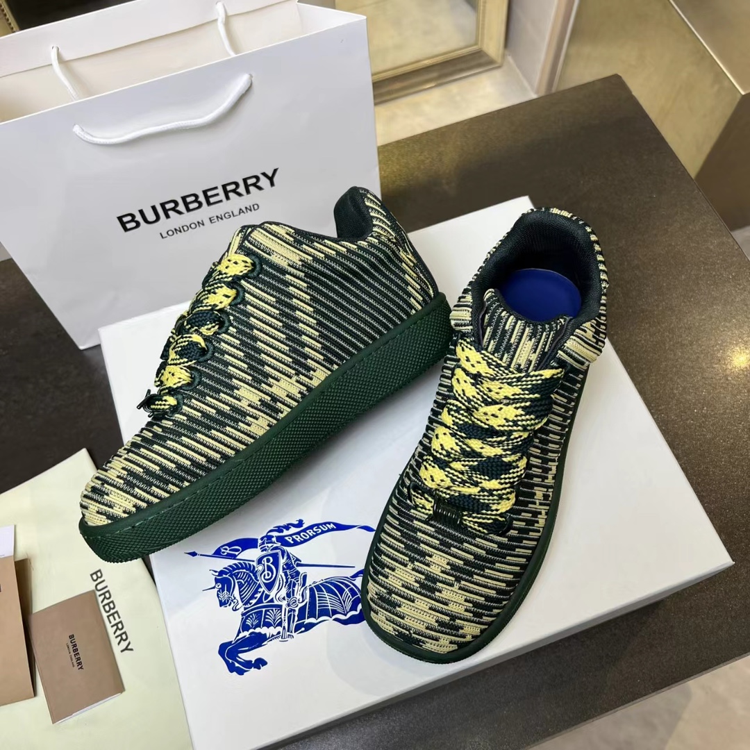 Burberry 2024 Italian-Manufactured Ballistic Nylon Sneakers with Unique Design and Features - 图片 5