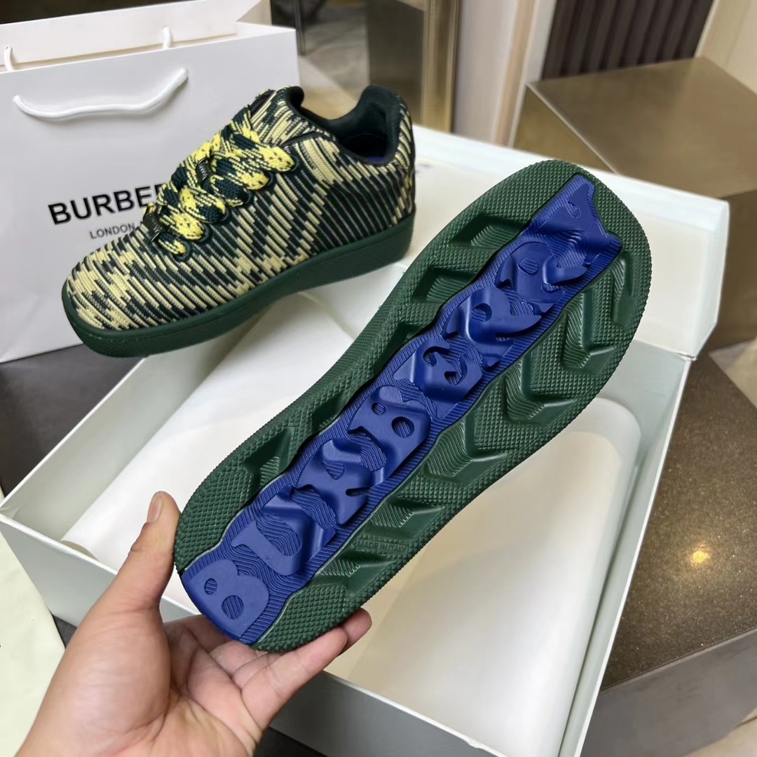 Burberry 2024 Italian-Manufactured Ballistic Nylon Sneakers with Unique Design and Features - 图片 8