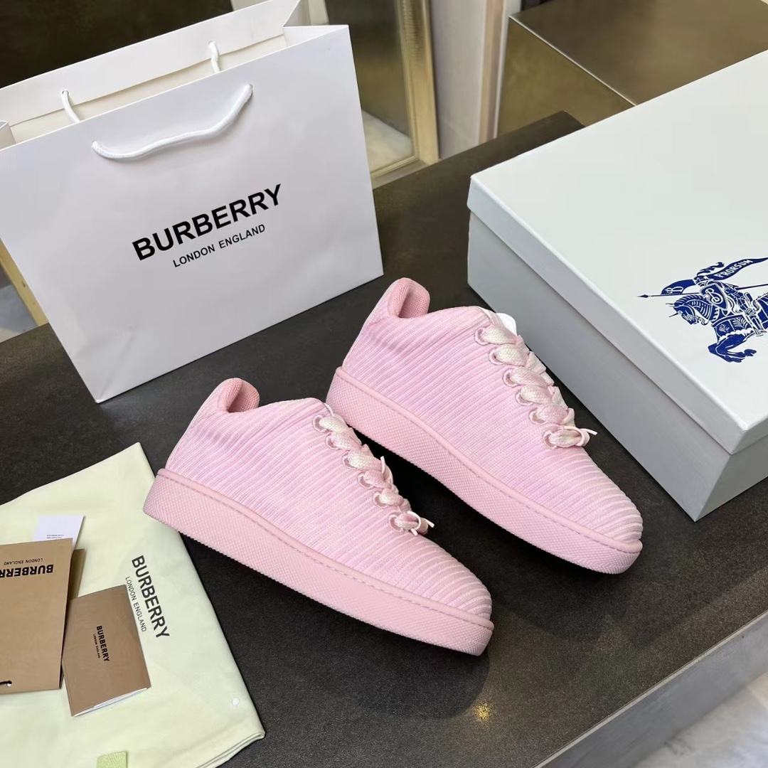 Burberry 2024 Italian Sneakers: Ballistic Nylon, Grid Pattern, Liner-Shaped Shoelaces, Bobley File Engraving. - 图片 3