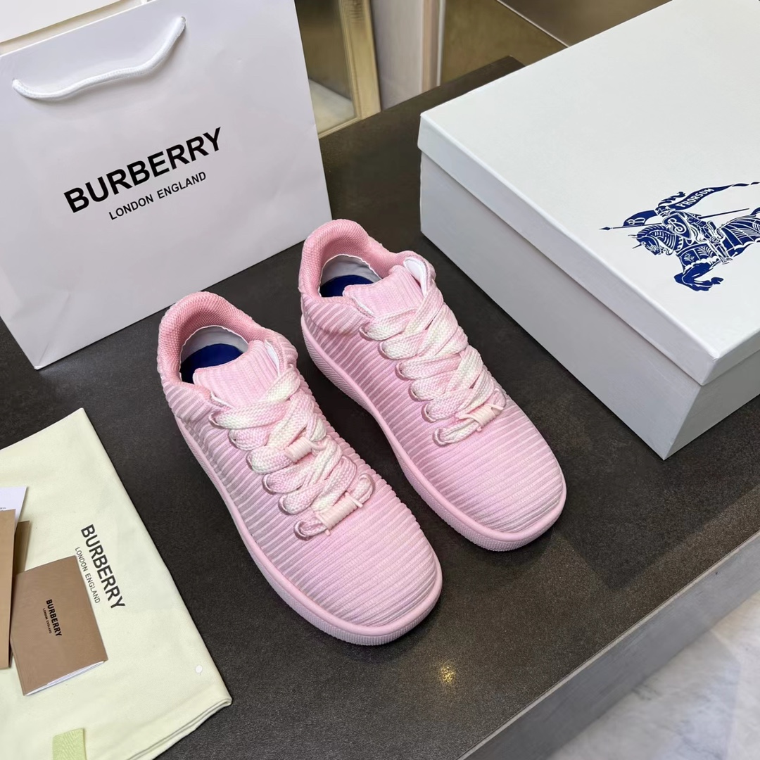 Burberry 2024 Italian Sneakers: Ballistic Nylon, Grid Pattern, Liner-Shaped Shoelaces, Bobley File Engraving. - 图片 2