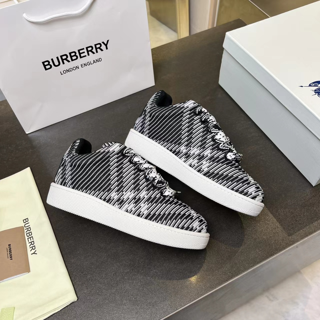 Burberry 2024 Ballistic Nylon Sneakers with Grid Pattern: Features and Sizes. - 图片 9