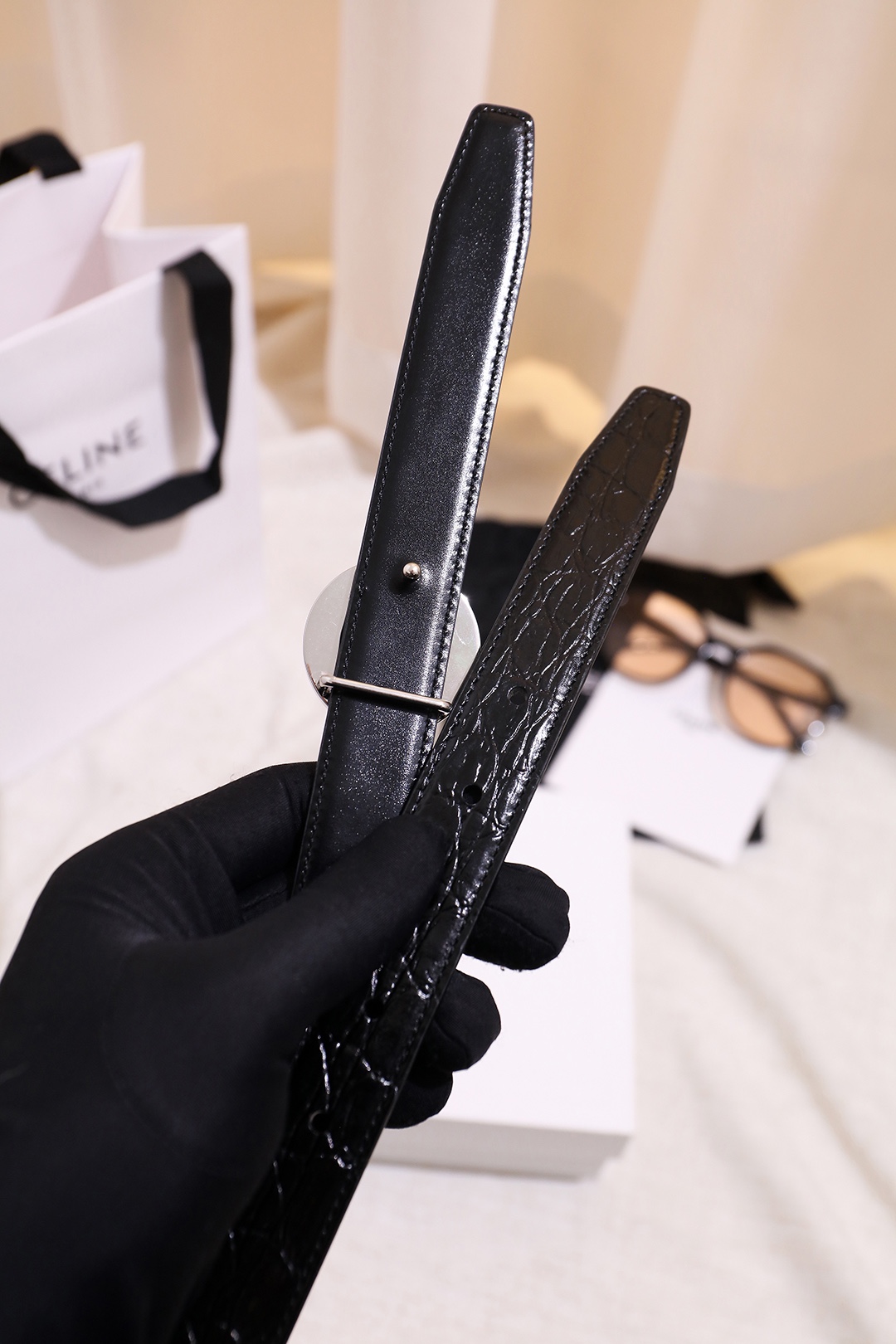 思琳 Celine 高定典藏奢华工坊高定皮带腰带配饰 #BAAFC723 6