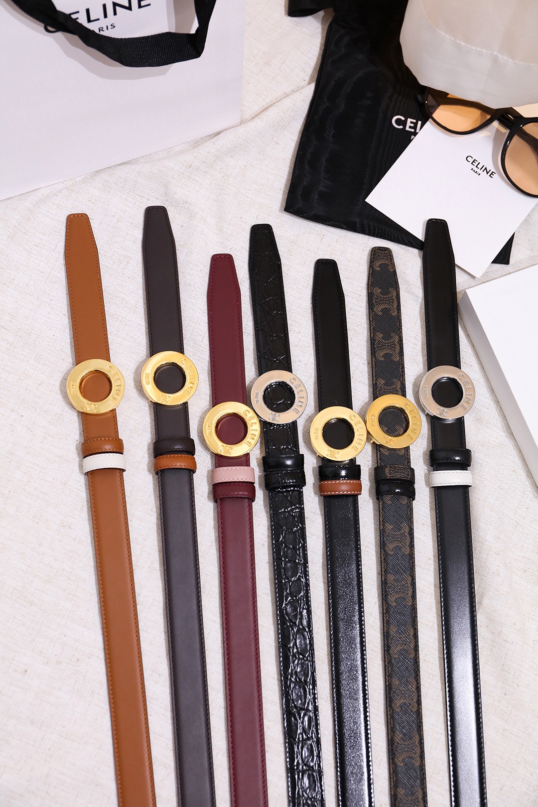 Celine Haute Couture Luxury Atelier Designer Belt Tie Accessories Ref