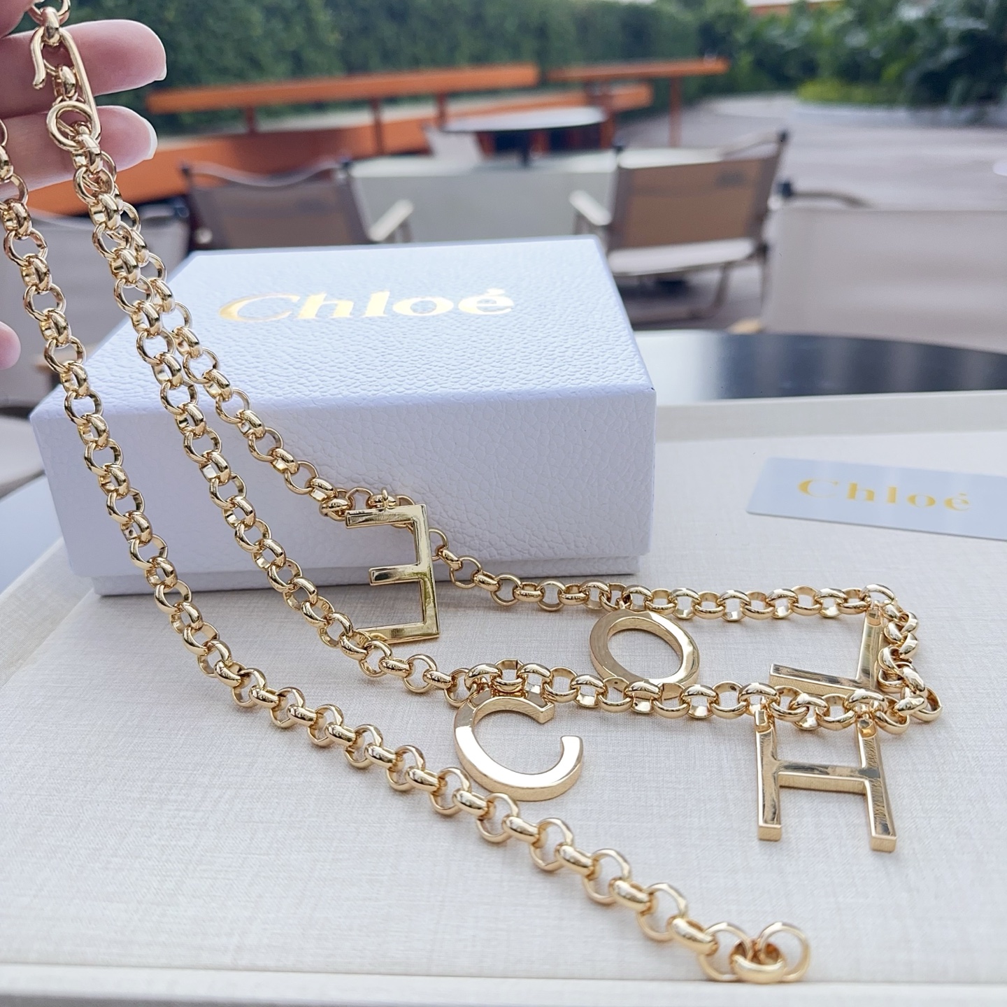 💥💥💥CHLOE 克洛伊  纯铜精品腰链、长度：均码