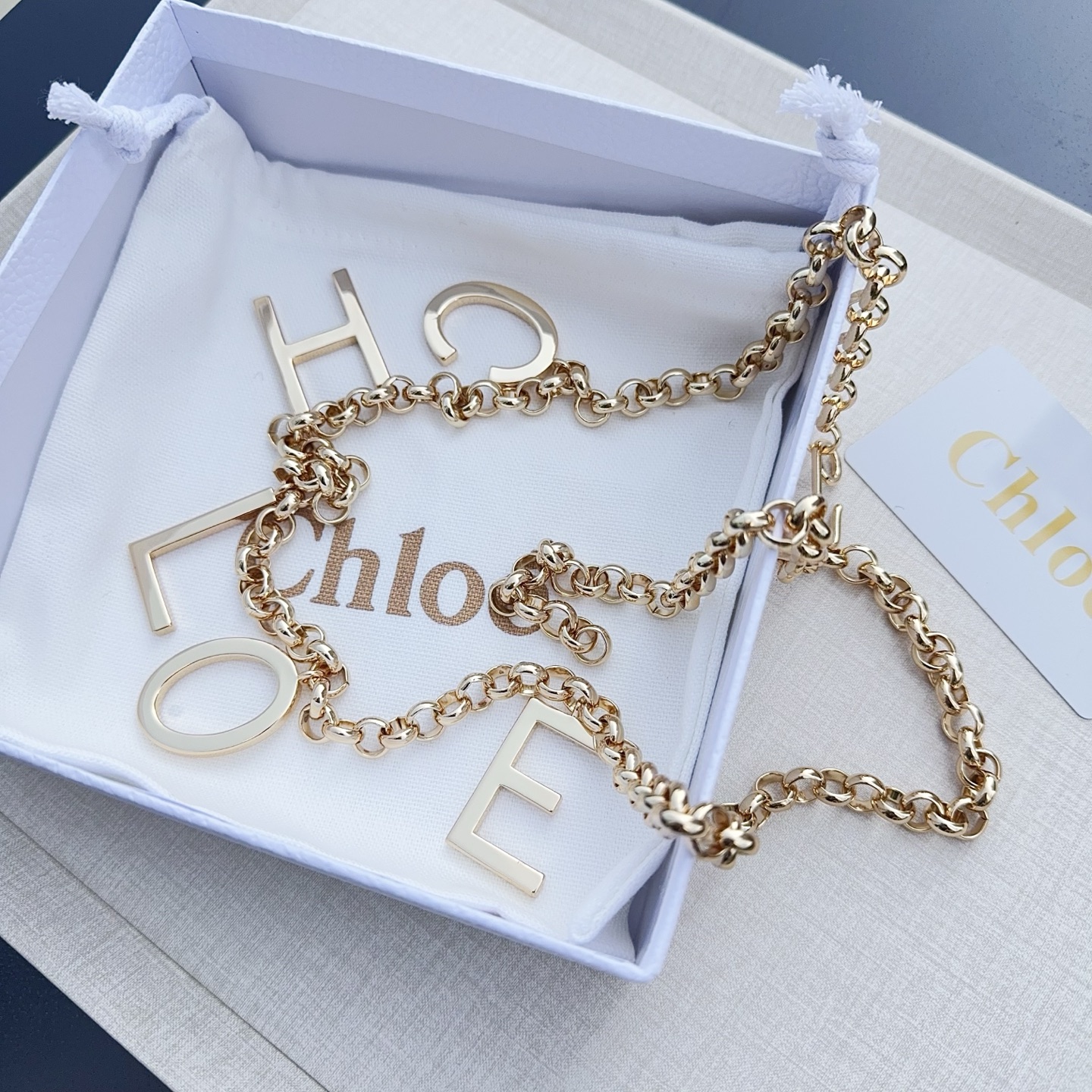 💥💥💥CHLOE 克洛伊  纯铜精品腰链、长度：均码