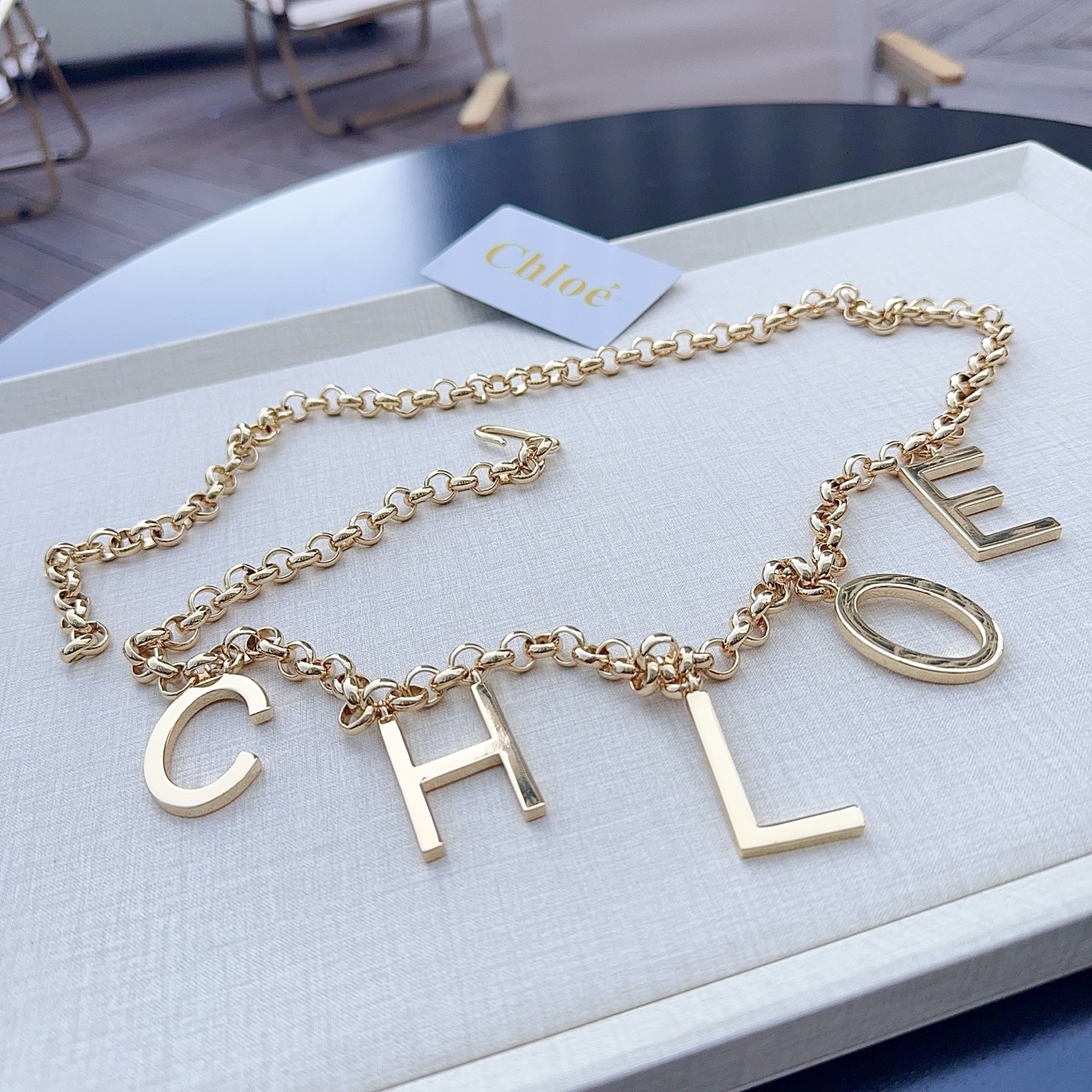 💥💥💥CHLOE 克洛伊  纯铜精品腰链、长度：均码