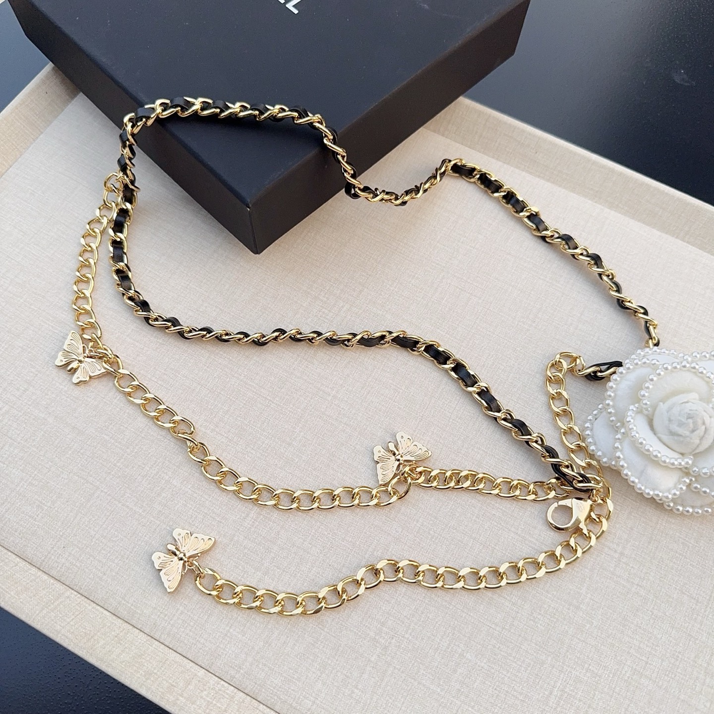 💥💥💥CHANEL 香奈儿 纯铜腰链配小五金，长度：均码