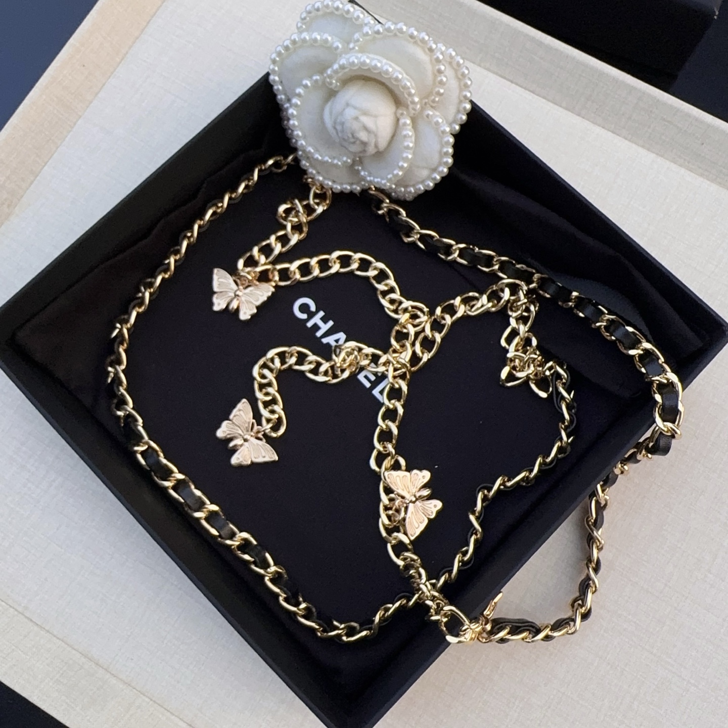 💥💥💥CHANEL 香奈儿 纯铜腰链配小五金，长度：均码