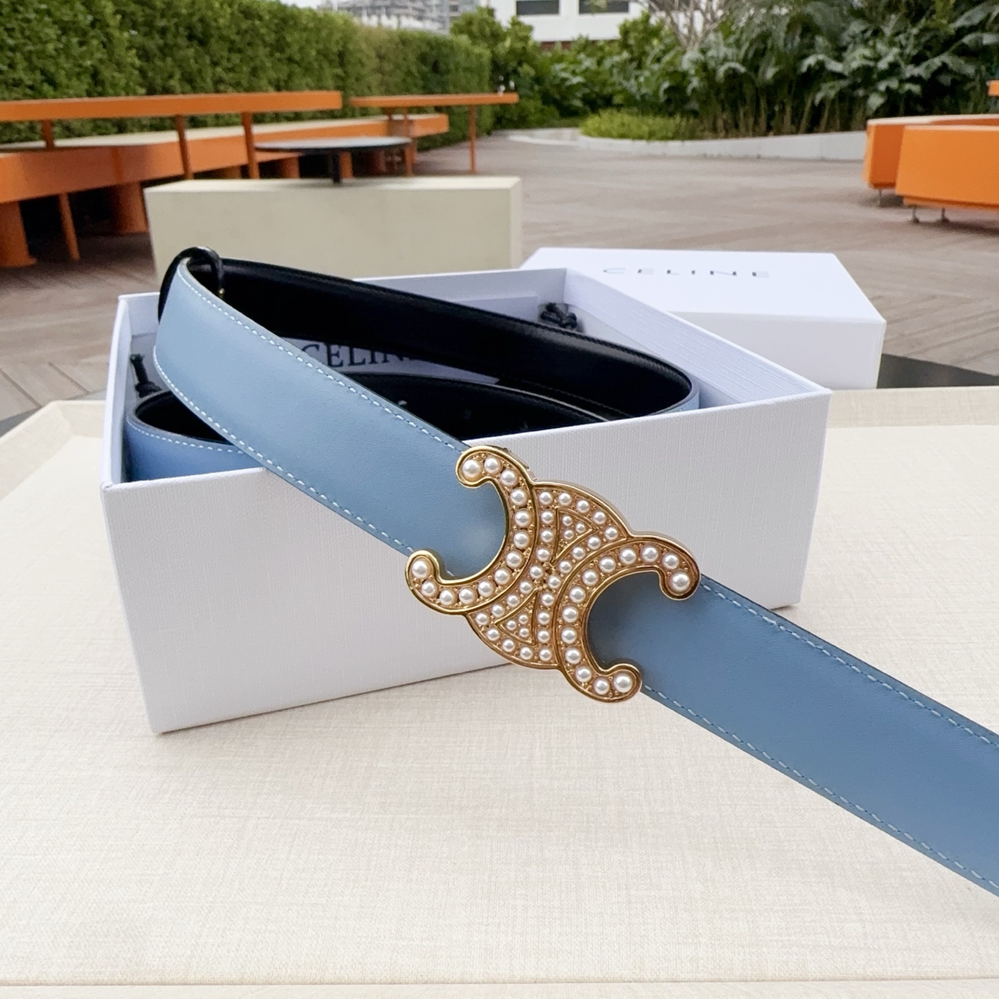 💥💥💥2.5cm赛琳腰带，双面头层牛皮双面可用，长度：75.80.85.90.95.100.欧，纯铜扣配