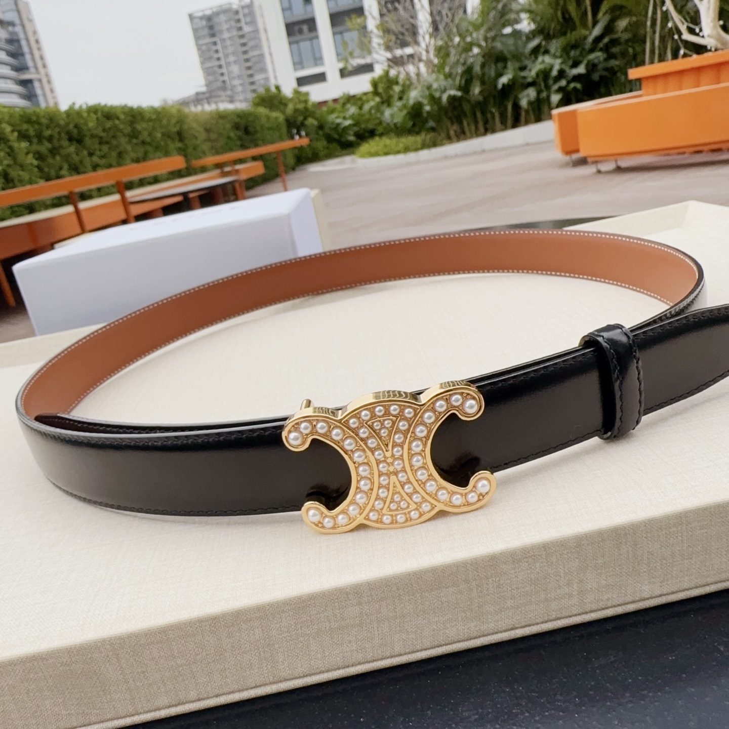 💥💥💥2.5cm赛琳腰带，双面头层牛皮双面可用，长度：75.80.85.90.95.100.欧，纯铜扣配