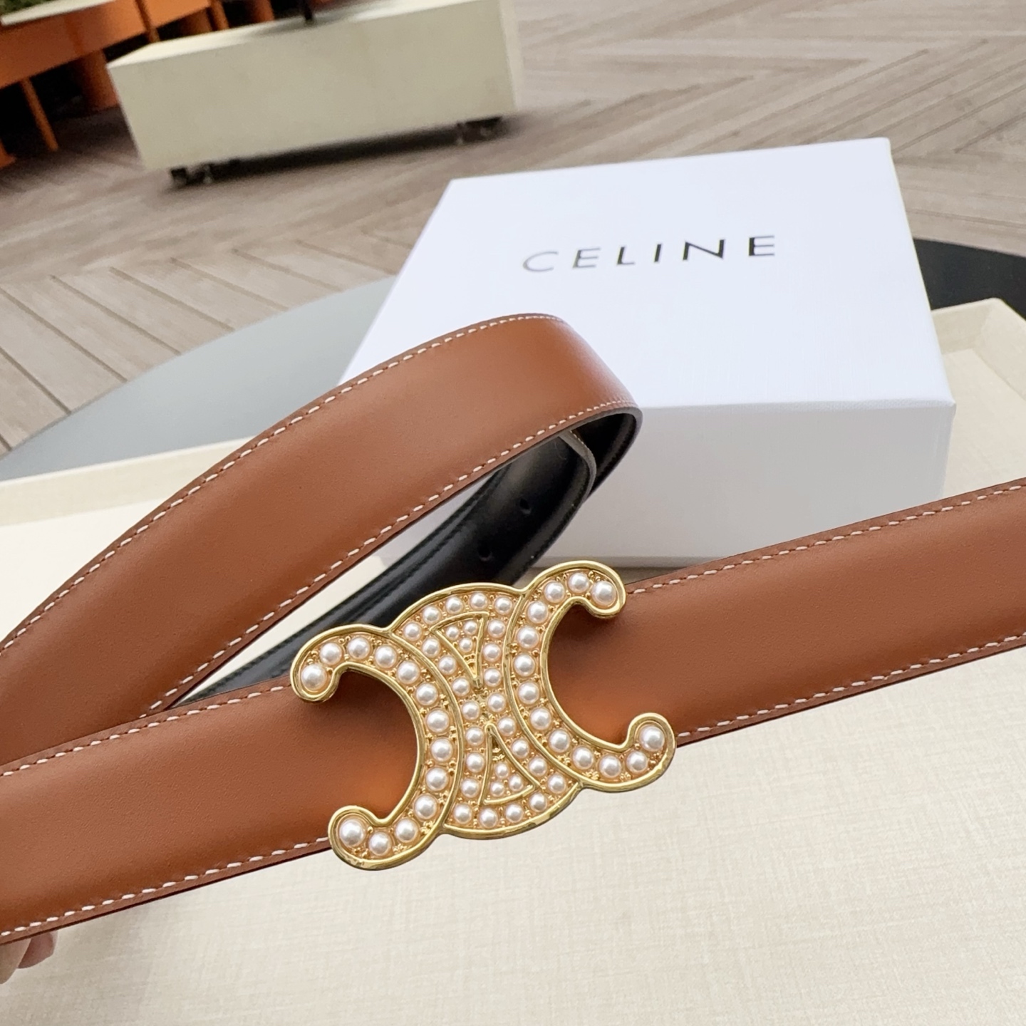 💥💥💥2.5cm赛琳腰带，双面头层牛皮双面可用，长度：75.80.85.90.95.100.欧，纯铜扣配