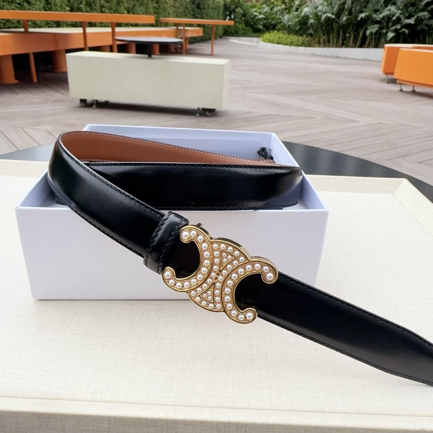 💥💥💥2.5cm赛琳腰带，双面头层牛皮双面可用，长度：75.80.85.90.95.100.欧，纯铜扣配