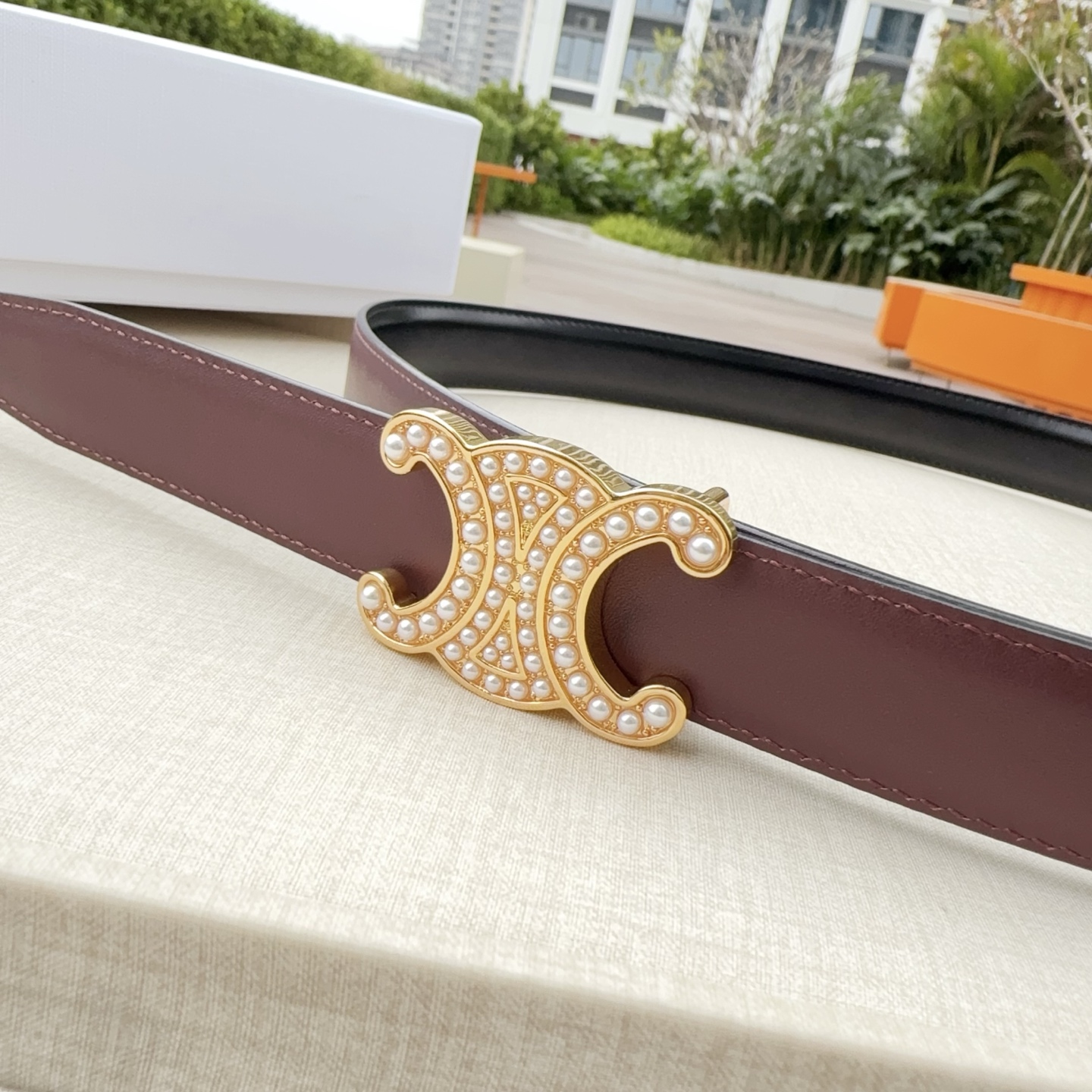 💥💥💥2.5cm赛琳腰带，双面头层牛皮双面可用，长度：75.80.85.90.95.100.欧，纯铜扣配