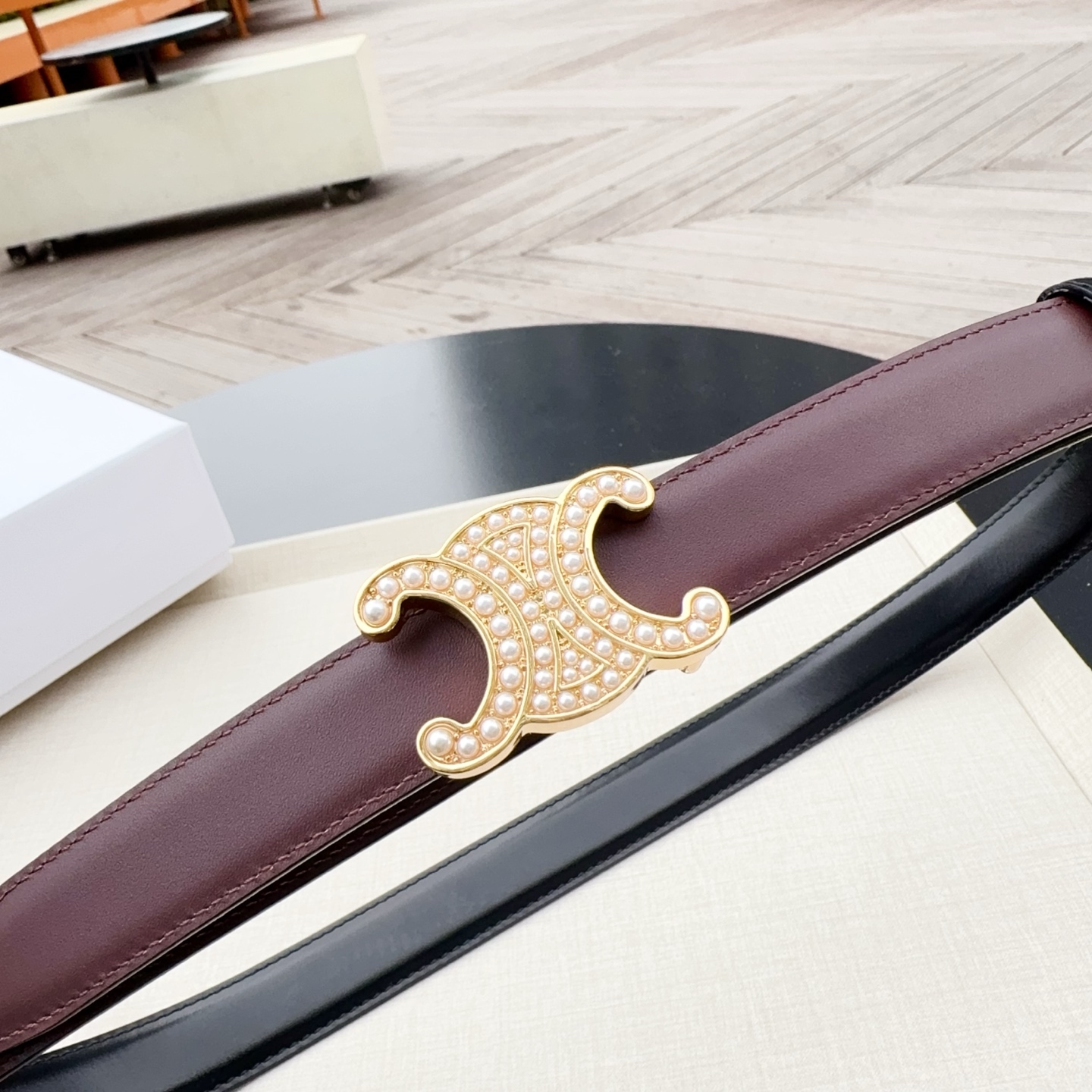 💥💥💥2.5cm赛琳腰带，双面头层牛皮双面可用，长度：75.80.85.90.95.100.欧，纯铜扣配