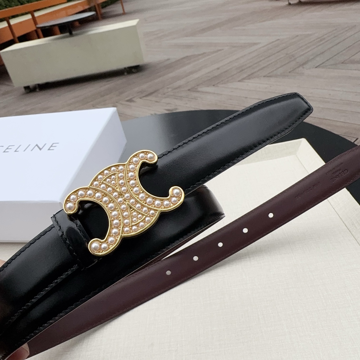 💥💥💥2.5cm赛琳腰带，双面头层牛皮双面可用，长度：75.80.85.90.95.100.欧，纯铜扣配