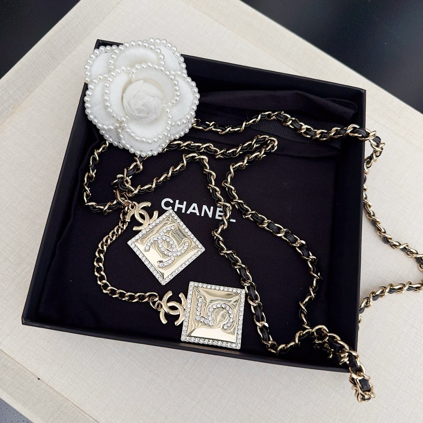 💥💥💥CHANEL 香奈儿 纯铜腰链配小五金，长度：均码