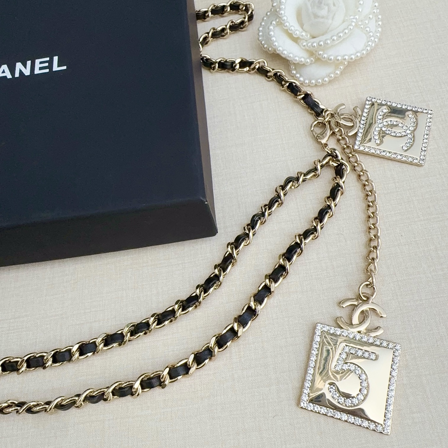 💥💥💥CHANEL 香奈儿 纯铜腰链配小五金，长度：均码