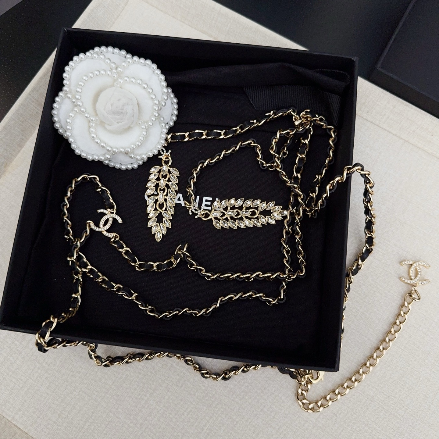 💥💥💥CHANEL 香奈儿 纯铜腰链配小五金，长度：均码