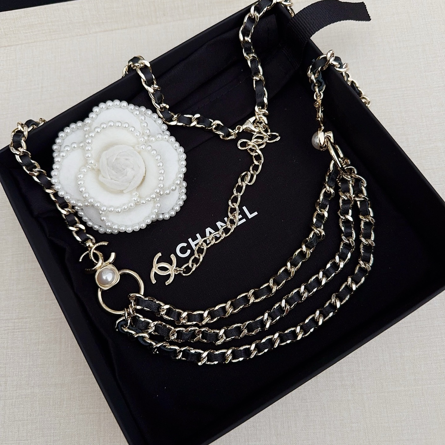 💥💥💥CHANEL 香奈儿 纯铜精工腰配牛皮，长度：均码