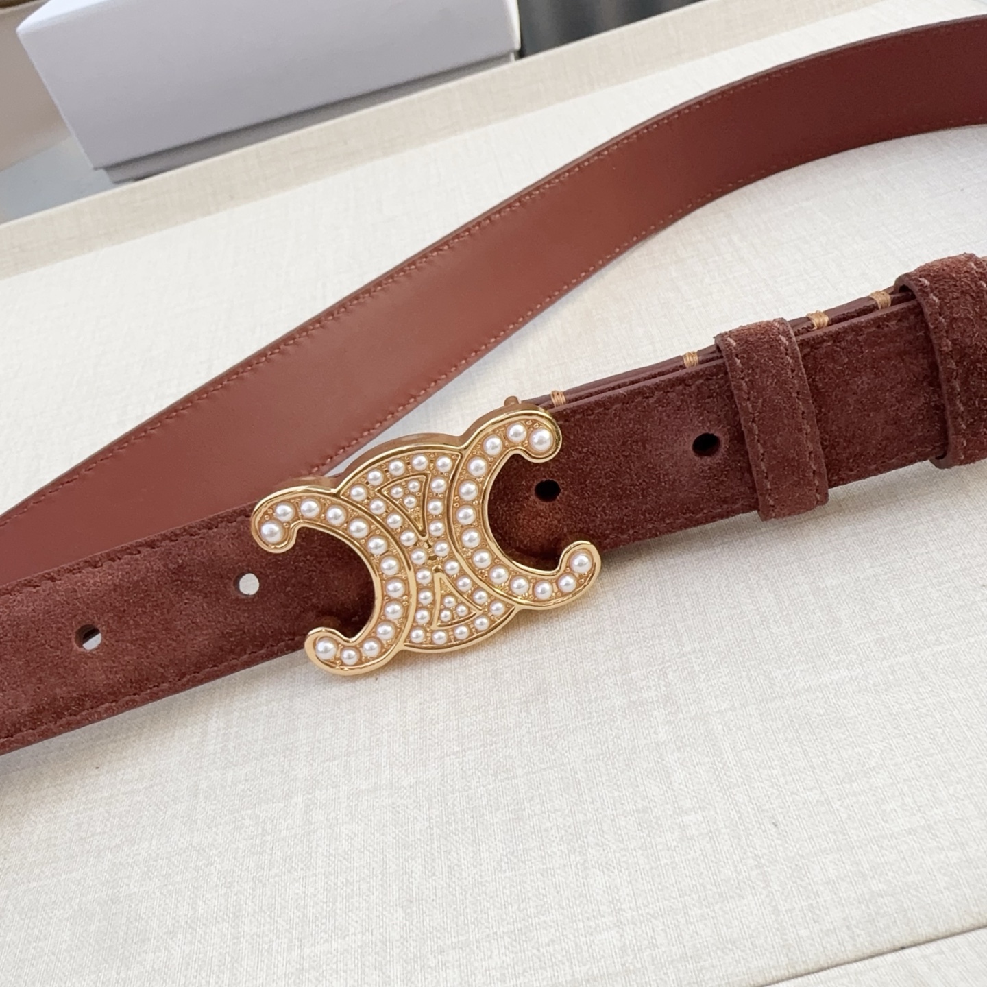 💥💥💥2.5cm赛琳腰带，头层磨砂牛皮配头层皮，长度：75.80.85.90.95.100.欧，纯铜扣配