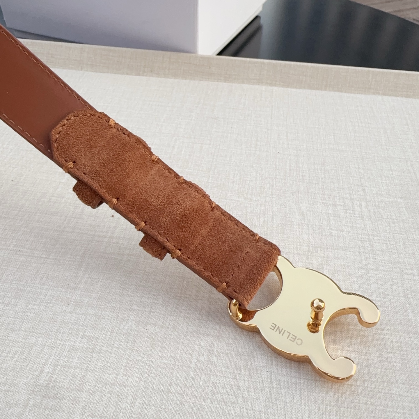 💥💥💥2.5cm赛琳腰带，头层磨砂牛皮配头层皮，长度：75.80.85.90.95.100.欧，纯铜扣配