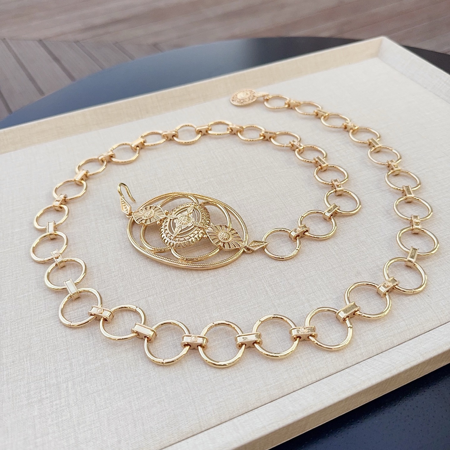 💥💥💥CHLOE 克洛伊 纯铜精品腰链、长度：均码