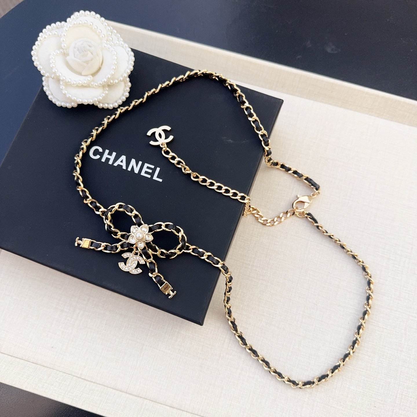 💥💥💥CHANEL 香奈儿 纯铜腰链编牛皮，长度：均码