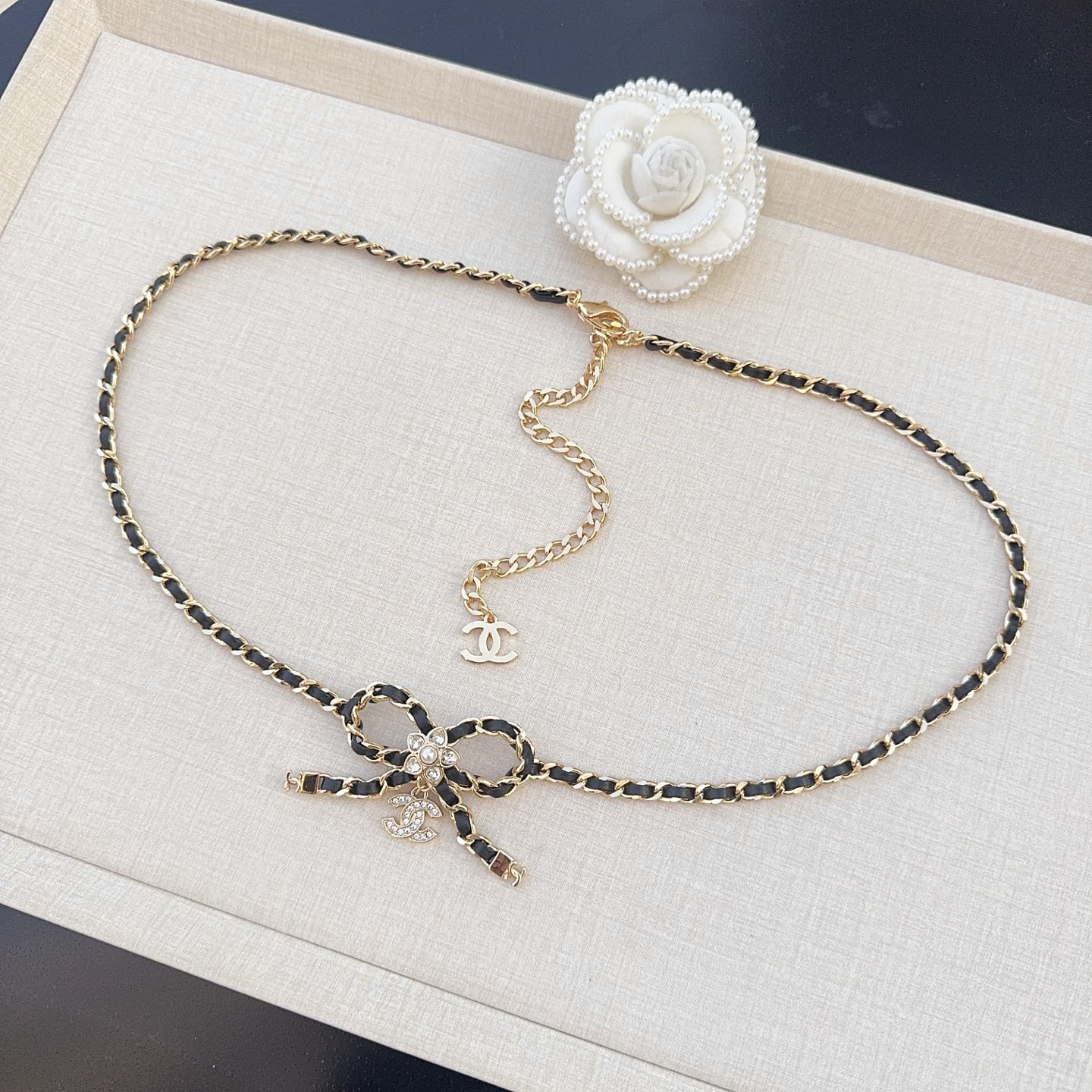 💥💥💥CHANEL 香奈儿 纯铜腰链编牛皮，长度：均码