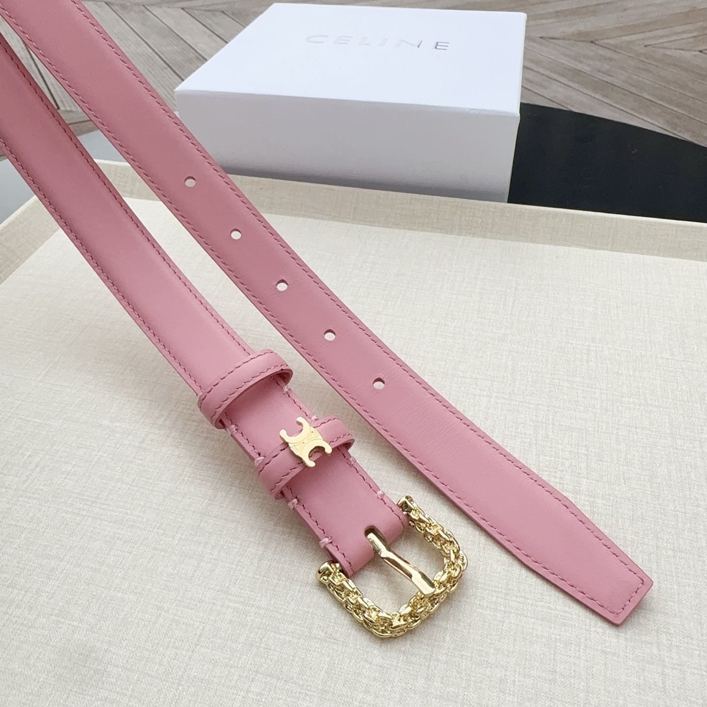 💥💥💥2.5cm赛琳腰带，双面头层牛皮双面可用，长度：75.80.85.90.95.100.欧，纯铜扣原