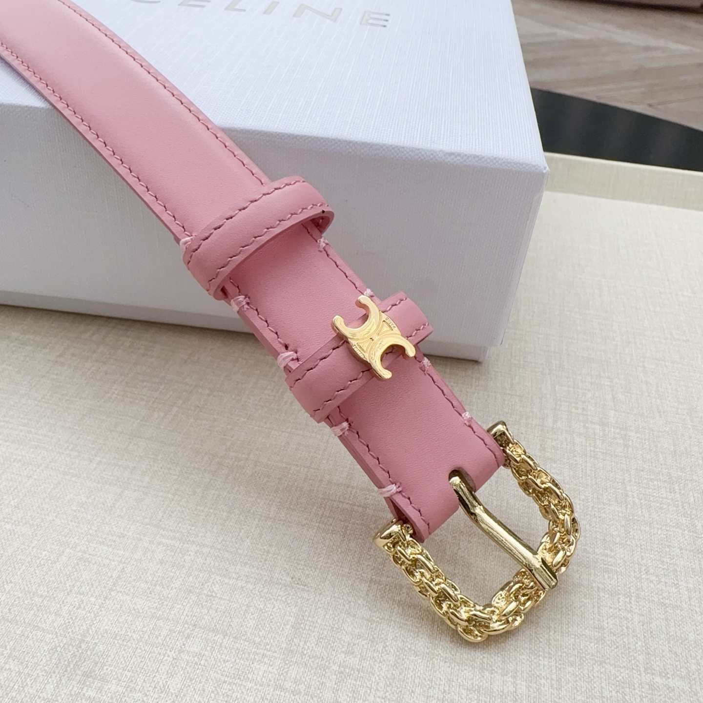 💥💥💥2.5cm赛琳腰带，双面头层牛皮双面可用，长度：75.80.85.90.95.100.欧，纯铜扣原